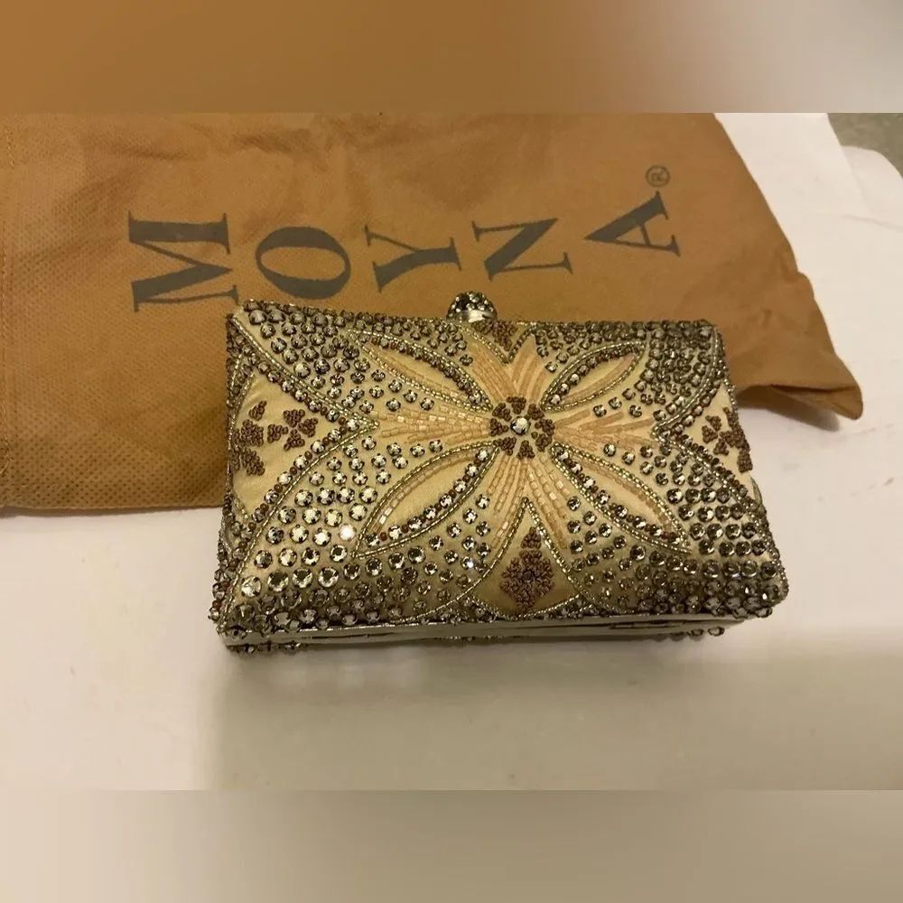 Moyna beaded evening luxury bag